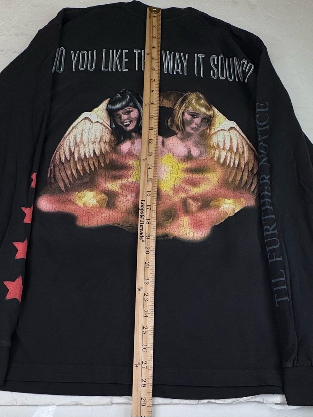 NWOT Travis Scott Tour Merch 2023 Shirt Men's Large Black Graphic Long Sleeve - Picture 7 of 11
